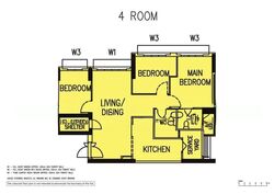 Blk 413B Waterfront I @ Northshore (Punggol), HDB 4 Rooms #610611141